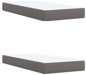 ΚΡΕΒΑΤΙ BOXSPRING ΜΕ ΣΤΡΩΜΑ ΓΚΡΙ 200X200 ΕΚ. ΣΥΝΘΕΤΙΚΟ ΔΕΡΜΑ 3285227