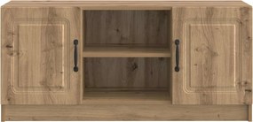 vidaXL Ντουλάπι TV 102 x 34,5 x 47 εκ Artisan Δρυς Επεξεργασμένο Ξύλο