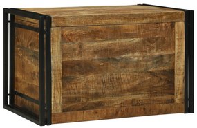 vidaXL κιβώτιο αποθήκευσης  80x50x50 εκ. μάνγκο
