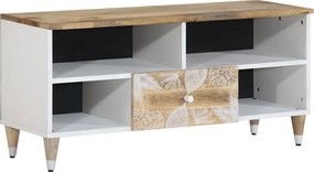 ντουλάπι τηλεόρασης vidaXL 100x33,5x46 cm μασίφ ξύλο Mango