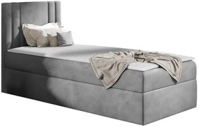 Επενδυμένο κρεβάτι Carmen Mini-Gkri-80 x 200-Deksia