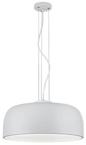 Baron Μοντέρνο Κρεμαστό Φωτιστικό Μονόφωτο με Ντουί E27 σε Λευκό Χρώμα Trio Lighting 309800431