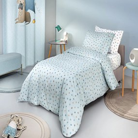 Σεντόνια Παιδικά Paw (Σετ 3τμχ) Ciel Guy Laroche Single 165x250cm 100% Cotton