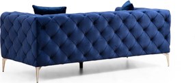2-Seat Sofa Como - Navy Blue Navy Blue