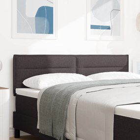 vidaXL Κεφαλάρι Σχεδίασης Γραμμών Σκούρο Καφέ 160 εκ Υφασμάτινο