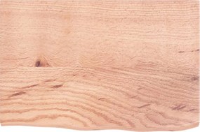 vidaXL Πάγκος Μπάνιου Αν. Καφέ 60x40x2 εκ. Επεξεργ. Μασίφ Ξύλο