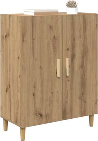 vidaXL Πλαϊνό γραφείο Artisan Oak 70 x 34 x 90 εκ. Επεξεργασμένο ξύλο