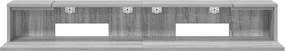 vidaXL Γραφείο Στούντιο Γκρι Sonoma 110 x 36 x 19,5 εκ.