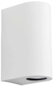 Φωτιστικό Οροφής - Σποτ C-032 15-0216 Round Up-Down 2xGU10 Led 10,2x7,5x16,5cm White Heronia