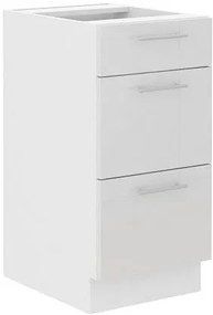 Επιδαπέδιο ντουλάπι Lyona 40 D 3S BB-Leuko