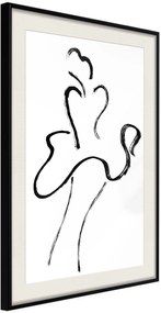 Αφίσα - Marilyn Outline - 20x30 - Μαύρο - Με πασπαρτού