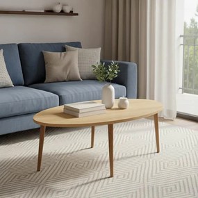 Τραπέζι σαλονιού Barton sonoma-καφέ 90x45x40εκ 90x45x40 εκ.