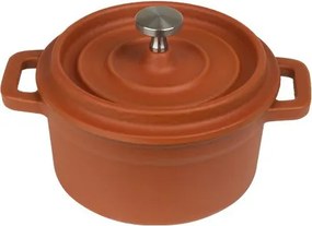 VOLCANO ΚΑΤΣΑΡΟΛΑΚΙ CAST-IRON ΚΕΡΑΜΙΔΙ ΜΕ ENAMEL 250ML 10ΕΚ.