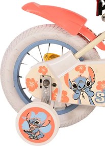 Stitch 12 Inch 20 cm Girls Coaster Brake Cream