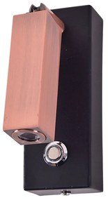 Σποτ Μονόφωτο LED Homelighting Dave 77-3521 Black/Copper