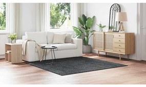vidaXL Χαλί Σκούρο γκρι 200 x 200 cm Πολυπροπυλένιο