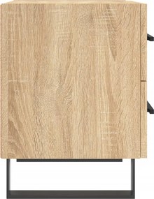 vidaXL Κομοδίνα 2 τεμ. Sonoma Δρυς 40 x 35 x 47,5 εκ. Επεξεργ. Ξύλο