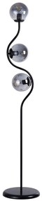 Φωτιστικό Δαπέδου 534LUN5457 Φ30x155cm 3xE27 40W Fume-Black Opviq