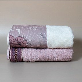 Πετσέτες Προσώπου (Σετ 2τμχ) White Fabric Reina Multi 600gsm