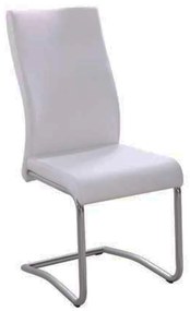 Καρέκλα Benson Ecru EM931,1 46X52X97 cm Σετ 4τμχ Μέταλλο,Τεχνόδερμα