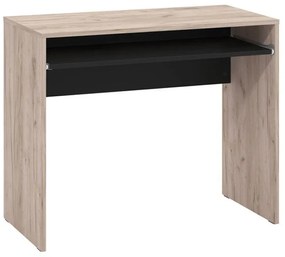 Γραφείο Paris Γκρί Δρύς - Μαύρο 90x45x74 εκ. 90x45x74 εκ.