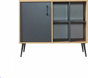 Κονσόλα Sapphire Δρυς / Ανθρακί SOFLAL 100x44x20