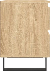 vidaXL Κομοδίνο Sonoma Δρυς 40 x 35 x 50 εκ. από Επεξεργ. Ξύλο