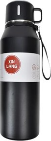 Φορητό παγούρι-θερμός - 1000ml - 413265 - Black