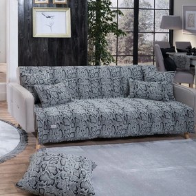 Ριχτάρι Malibu 11 Grey Teoran Armchair Ακρυλικό,Βαμβάκι, Polyester