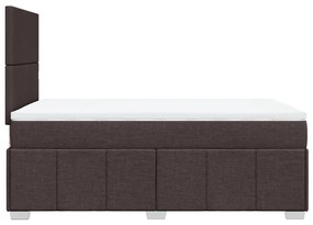 ΚΡΕΒΑΤΙ BOXSPRING ΜΕ ΣΤΡΩΜΑ ΣΚΟΥΡΟ ΚΑΦΕ 120X200 ΕΚ. ΥΦΑΣΜΑΤΙΝΟ 3291631