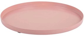 Δίσκος Στρογγυλός PT4239LP Φ25x1,5cm Soft Pink Present Time Μέταλλο