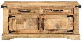 vidaXL Τραπεζάκι σαλονιού Καφέ 90 x 50 x 40 cm Μασίφ ξύλο μάνγκο