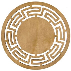 Σουπλά Labyrinth (Σετ 4Τμχ) 790PYN1113 36x36cm Honey Hermia Ξύλο