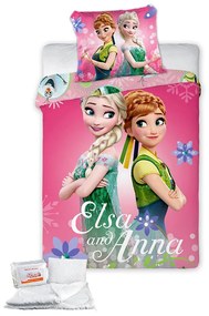 Πάπλωμα Βρεφικό Με Παπλωματοθήκη (Σετ 4τμχ) Disney Frozen 584 Multi DimCol 100x135cm 100% Cotton