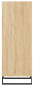 vidaXL Ντουλάπι Sonoma Δρυς 34,5x32,5x90 εκ. από Επεξεργασμένο Ξύλο