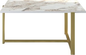 Coffee Table Merideths - Gold Gold
White