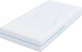 vidaXL Στρώμα Λευκό 80 x 160 cm Ζακάρ ύφασμα