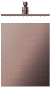 Sparke LUME-17 Κεφαλή Ντουζ Τετράγωνη Ροζ Χρυσό 25x25cm