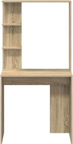 vidaXL Γραφείο Δρύς Sonoma Επεξεργασμένο Ξύλο 78,5 x 37 x 154,5 εκ
