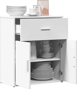 vidaXL Βοηθητικό Ντουλάπι Λευκό 60x31x70 εκ. από Επεξεργασμένο Ξύλο