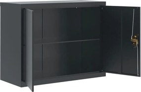 vidaXL Αρχειοθήκη Ανθρακί 90 x 40 x 70 εκ. από Ατσάλι