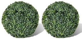 Πυξάρι σε Σχήμα Μπάλας με Τεχνητά Φύλλα 2 τεμ. 27 εκ. kat