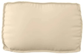 vidaXL Μαξιλάρι παλέτας για πλάτη Μπεζ 70 x 40 x 12 cm Ύφασμα Oxford