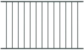 Πάνελ Περίφραξης Ατσάλι με Ηλεκτροστατική Βαφή Ανθρακί 1,63x1,25 μ.