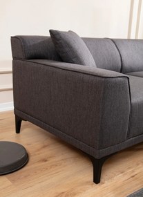 Corner Sofa Petra R Corner - Anthracite Anthracite