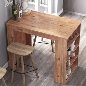 Τραπέζι μπαρ Toska Megapap χρώμα pine oak 112,2x64x91,8εκ.