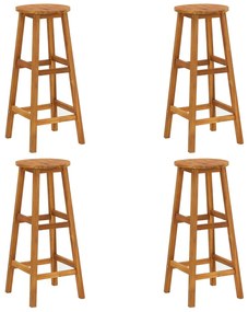 vidaXL Σετ Επίπλων Μπαρ Κήπου 5 Τεμαχίων από Μασίφ Ξύλο Ακακίας