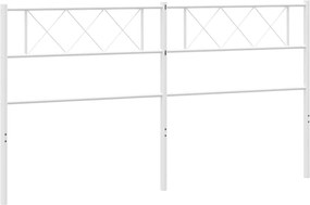 vidaXL Ανταλλακτικό κεφαλάρι Λευκό 180 εκ. Μεταλλικό