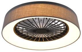 Ανεμιστήρας Οροφής Ø47cm Φωτισμός Led 26,8w 3000-6500K 2600lm Grey Trio Lighting Farsund R62662111