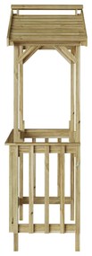 vidaXL Στέγαστρο μπάρμπεκιου Καφέ 133.5 x 63 x 200 εκ.
